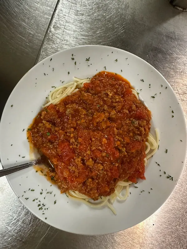 Spaghetti with Meat Sauce Lunch