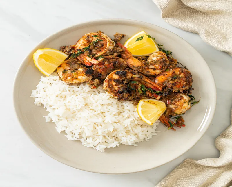 Garlic Shrimp Plate