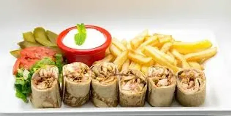 Beef shawarma plate