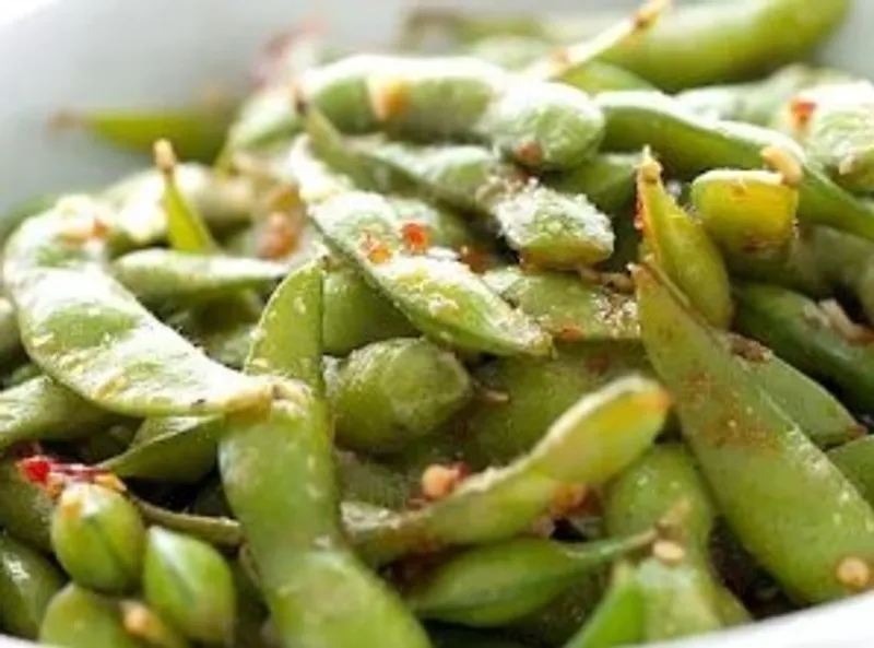 A10. Chili - Garlic Edamame