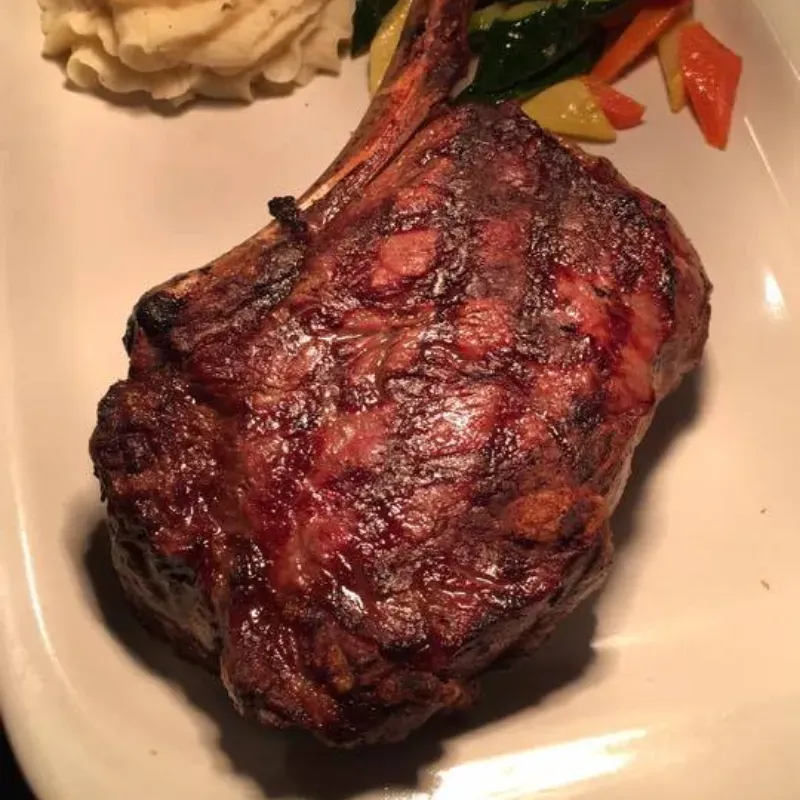 Grilled Double Cut Pork Chops