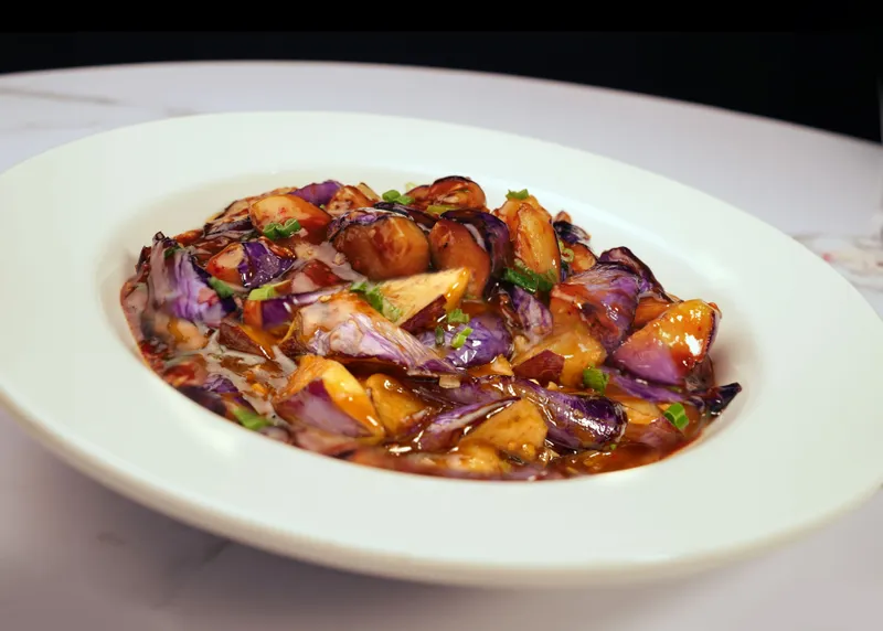 Eggplant in Garlic Sauce