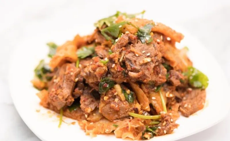 Beef Shank & Tripes in Chilli Sauce