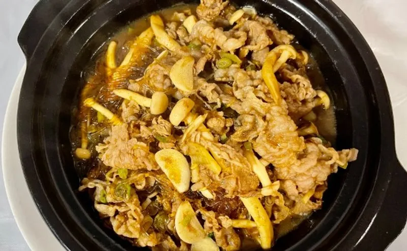 Beef Mushroom in Shadie Sauce