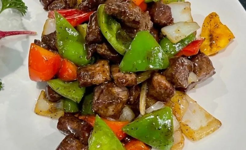 Green Bell Pepper Beef