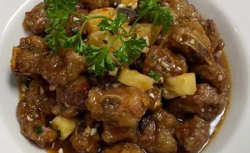 Pineapple Drunken Spare Ribs