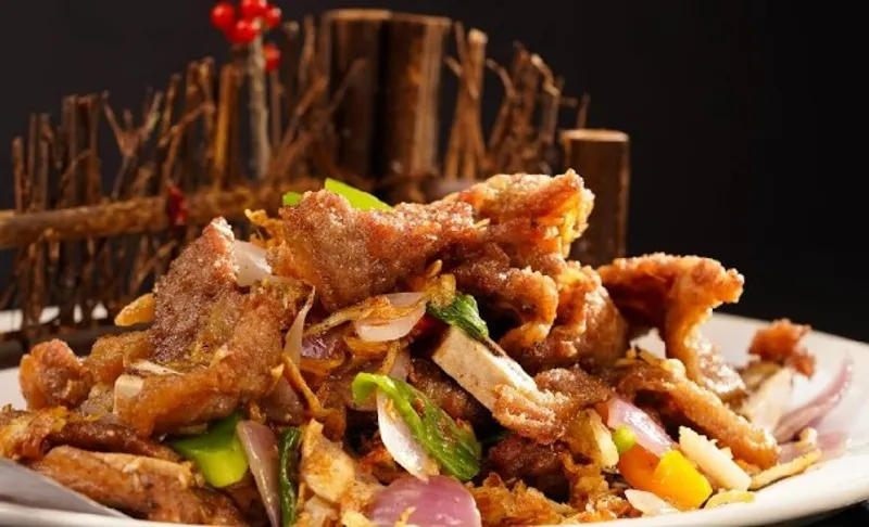 Beef Ribs in Scallion Garlic Sauce