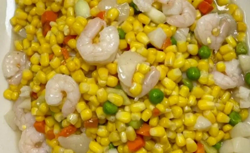 Seafood Fried Corn Trio