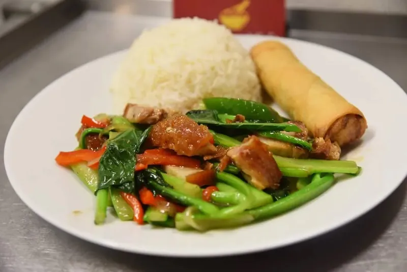 [C3] Pork Belly Stir Fry Combo