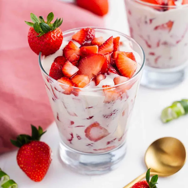 Fresas En Crema