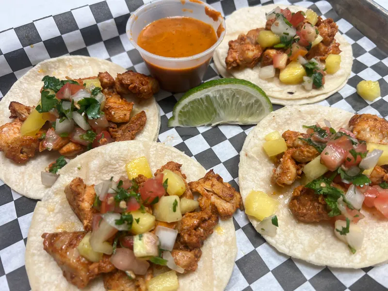 Al pastor Chicken tacos
