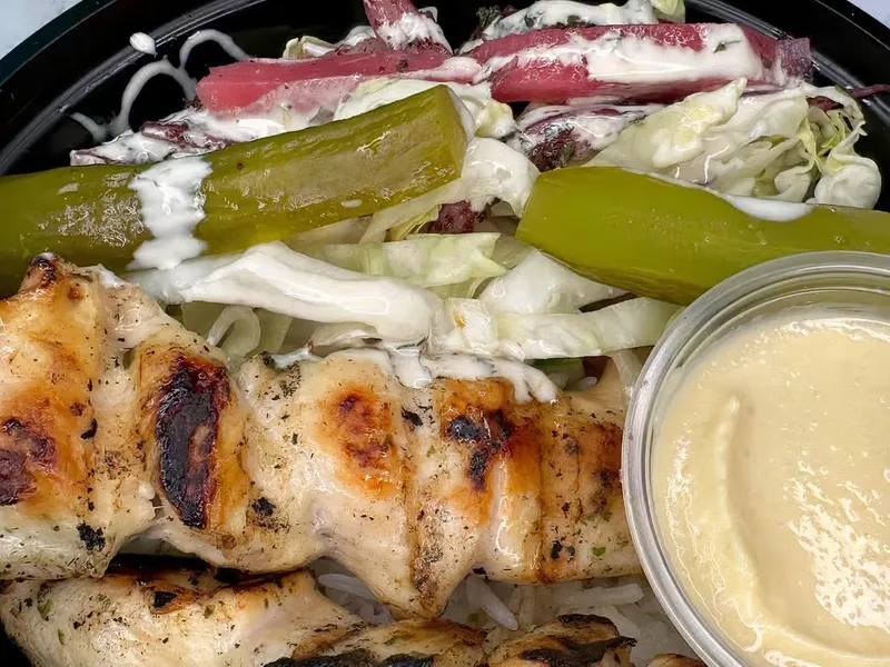 Chicken Skewers Bowl