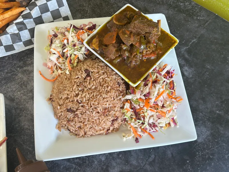 Island Curry Goat Entree’s