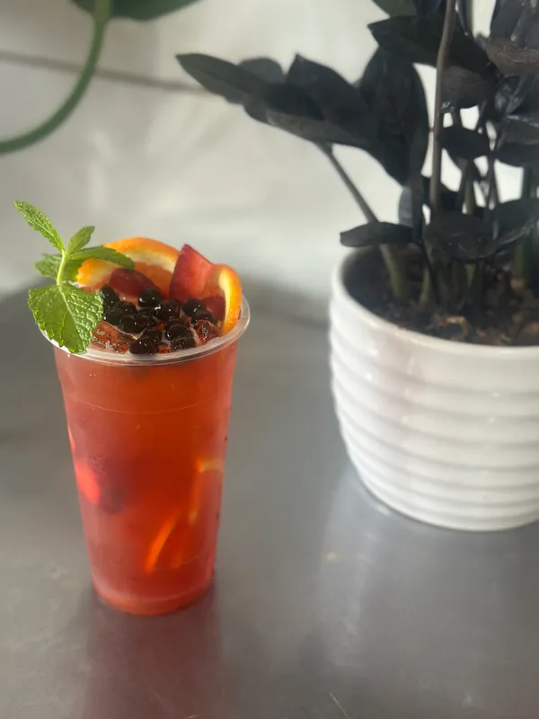 Strawberry Orange Green Tea