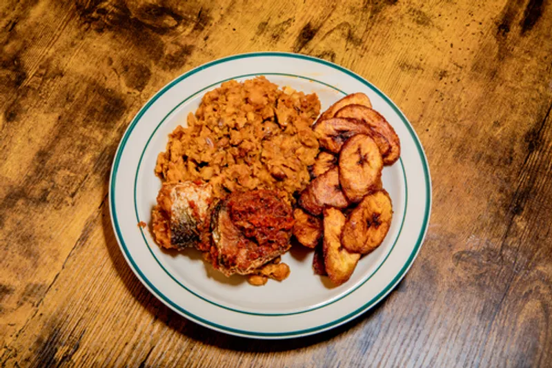 Beans Porridge And Plantain