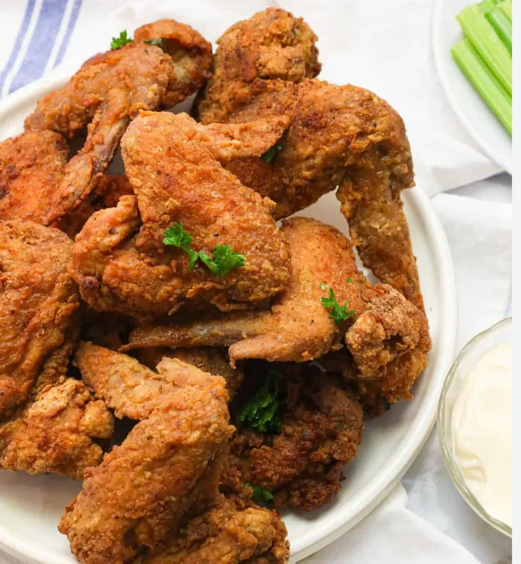 10 Whole Wings and Fries