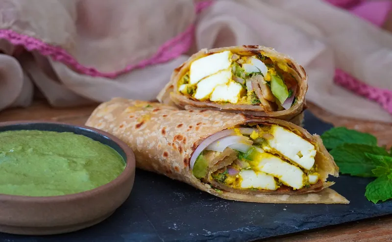 Paneer Kathi Rolls
