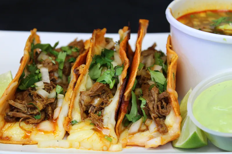 Wet Birria Quesatacos