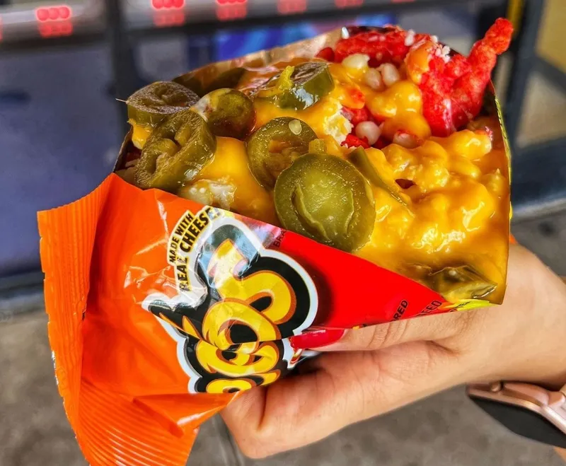 Hot Cheeto Bag With Nacho Cheese