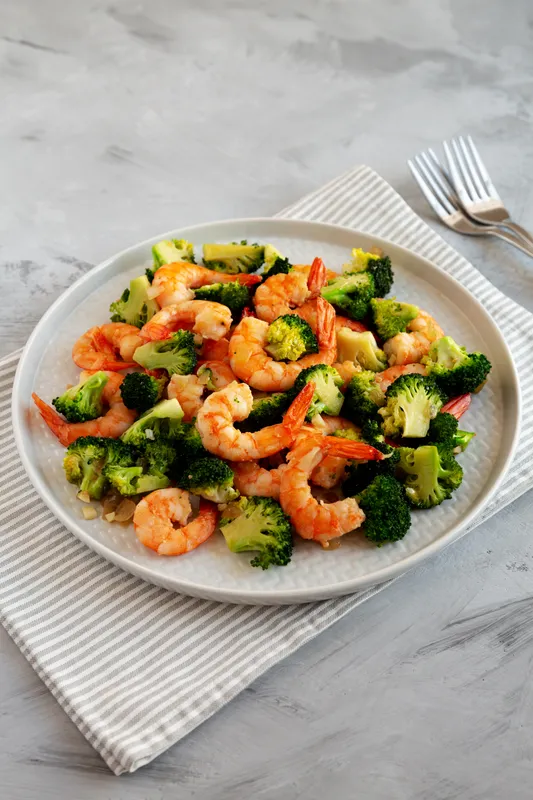 Shrimp with Broccoli