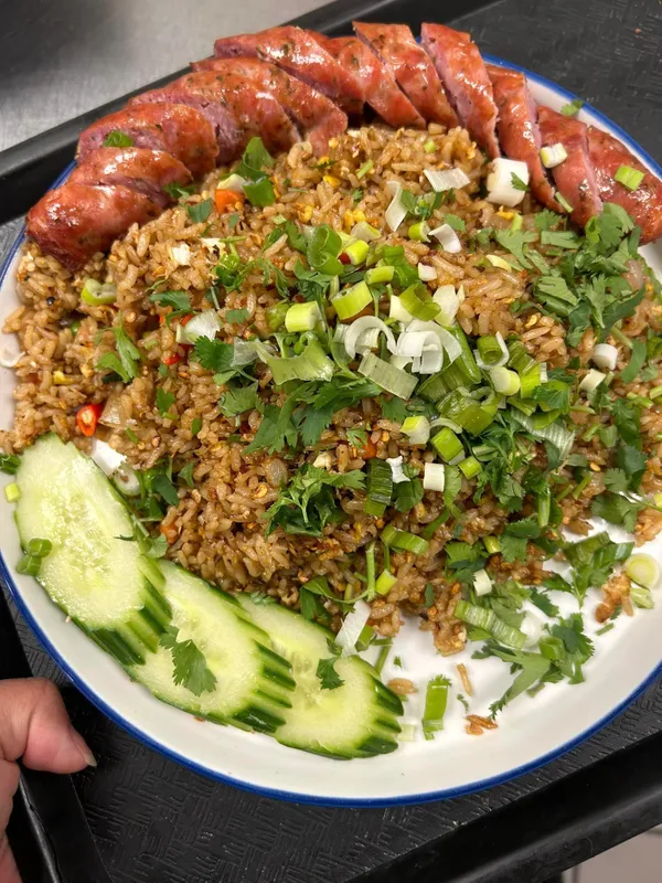 Lao Sausage Fried Rice