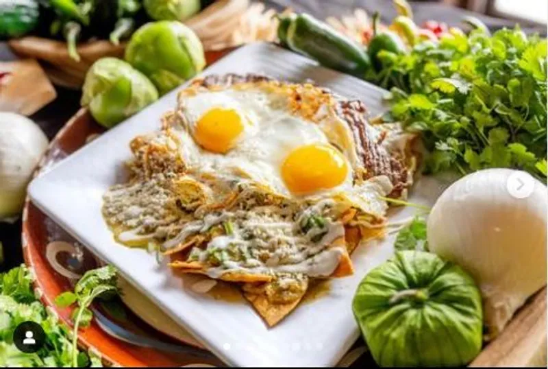 Chilaquiles Meat And Eggs