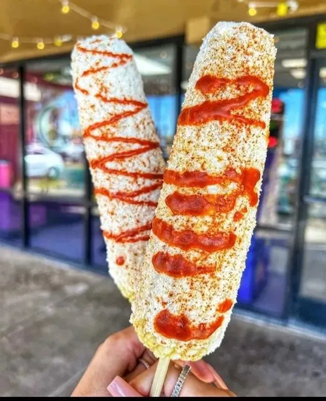 Elote Entero (Corn On The Stick)