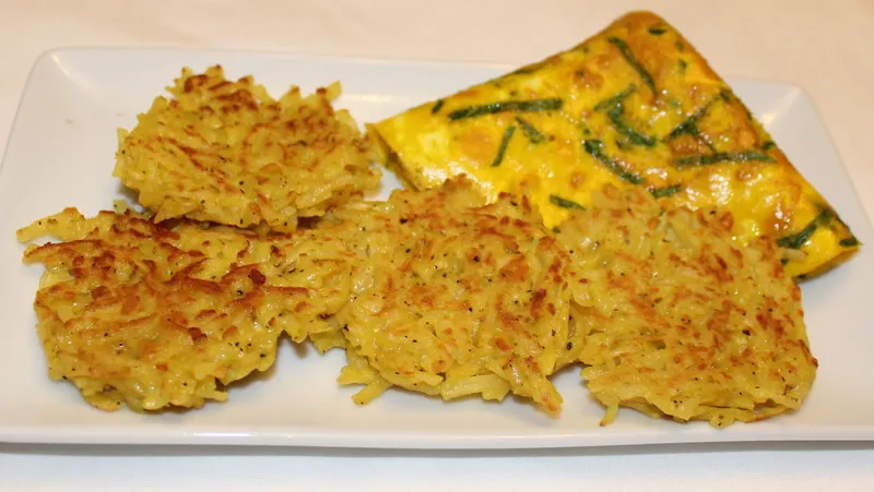 Hash Brown Patty & Eggs