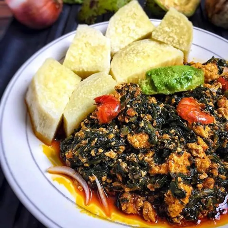 Ampesi (Yam) Palava Sauces