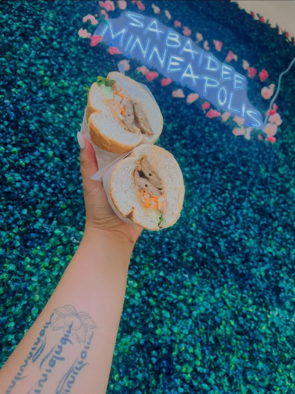 Marinated Pork Sandwich