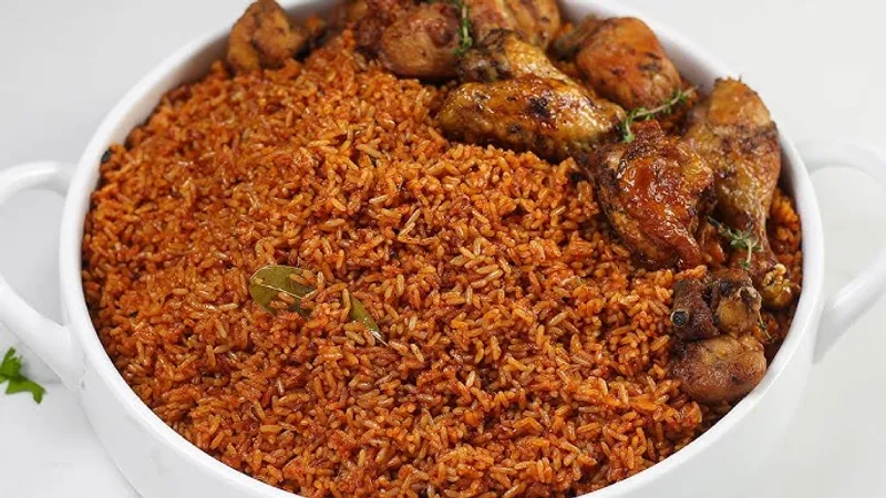 Jollof Rice (Meat Included)