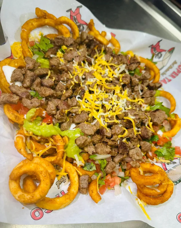 Carne Asada Curly Fries