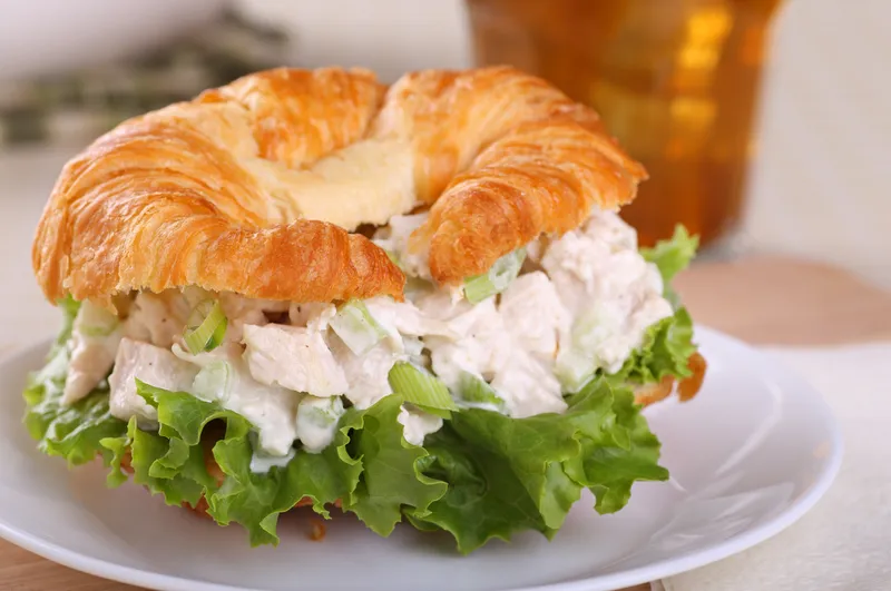 Chicken Salad Sandwich On Croissant