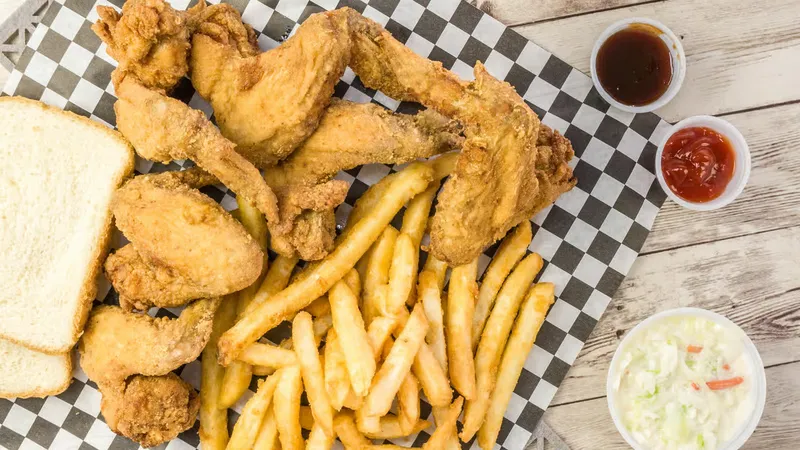 #47. Whole Wings (20 Pcs), Fish (4 Pcs) & Shrimp (20 Pcs)