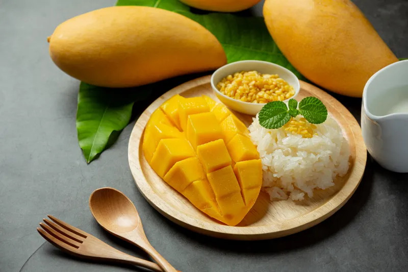 Coconut Sticky Rice w/ Mango (Seasonal)