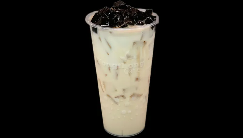 70. Soy Milk with Glass Jelly