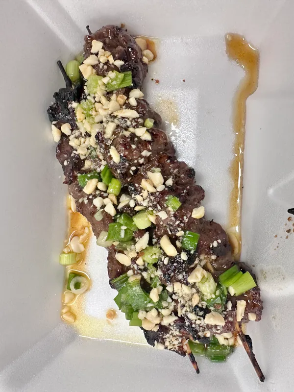 Grilled Sesame Beef Skewers