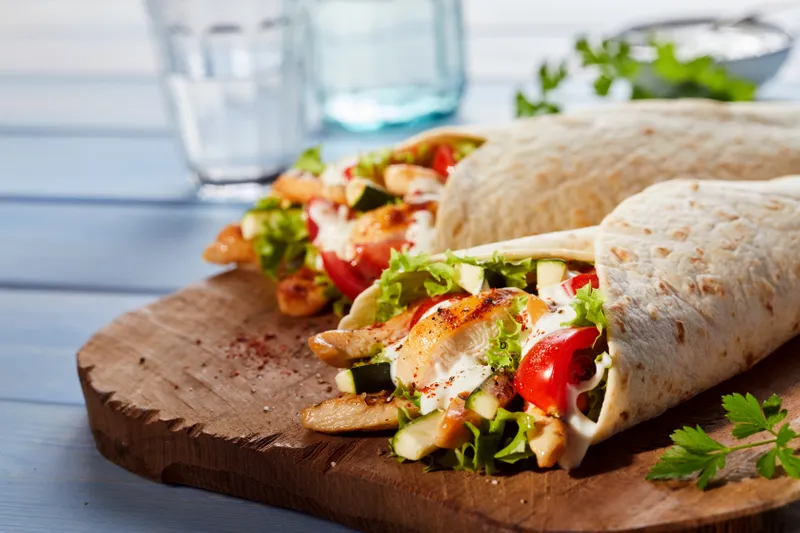 Grilled Chicken Wrap
