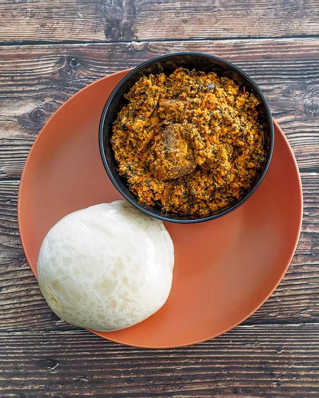 Egusi Soup With Fufu