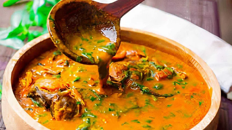 Ogbono Soup With Fufu