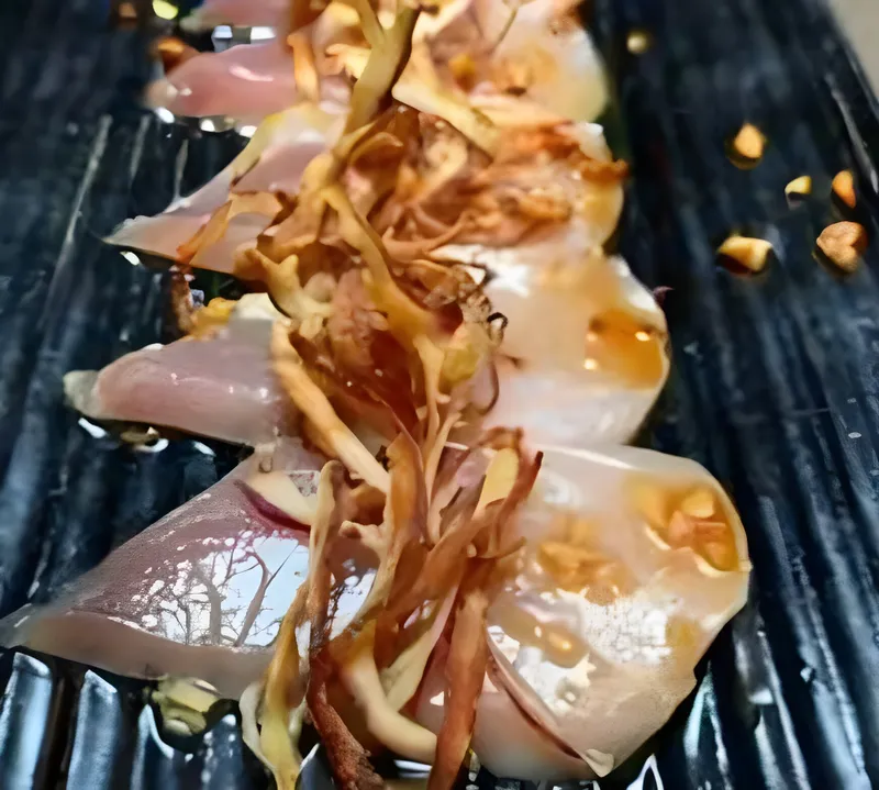Albacore Sweet Onion Sashimi