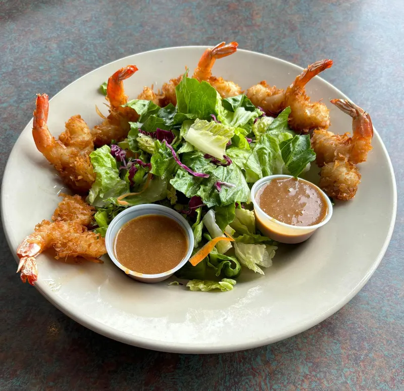 Coconut Shrimp Salad