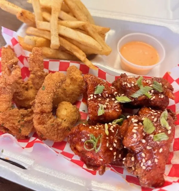 6pc Boneless & 4pc Shrimp Combo