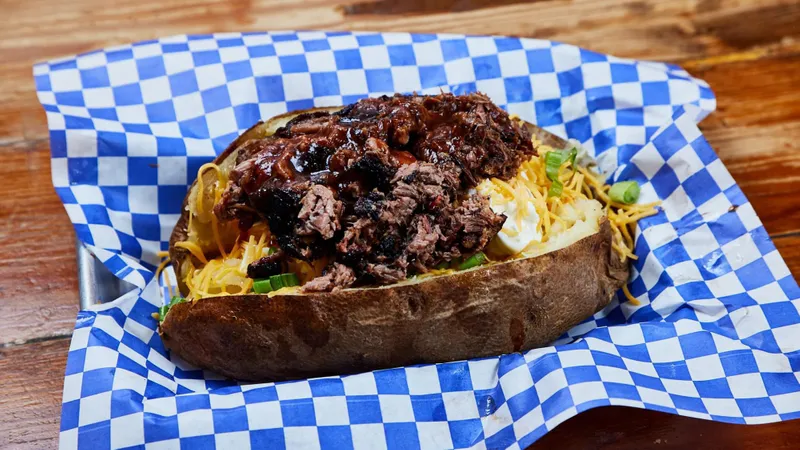 Big BBQ Baked Potato