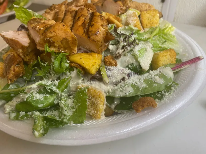 BBQ Chicken Caesar Salad