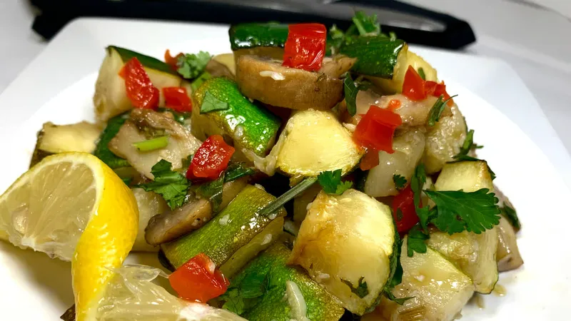 Zucchini and Mushroom