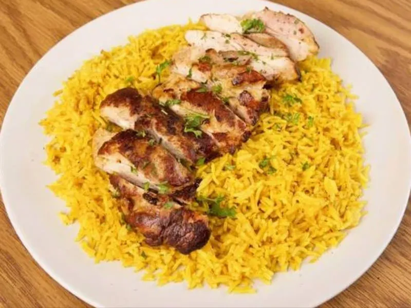 Chicken Tibs With Rice