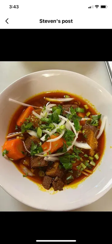 29. Beef Stew with Egg Noodle / Mi Bo Kho