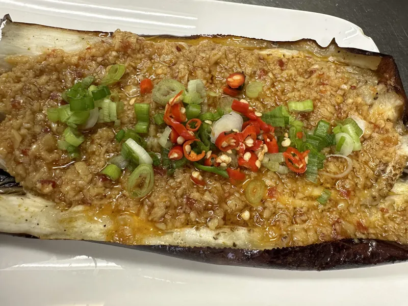 036 Eggplant with Garlic Sauce