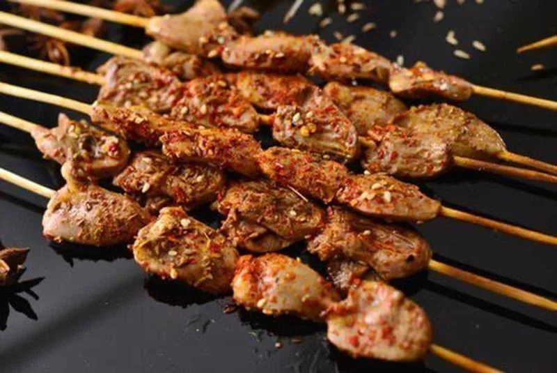 038 Grilled spicy chicken heart